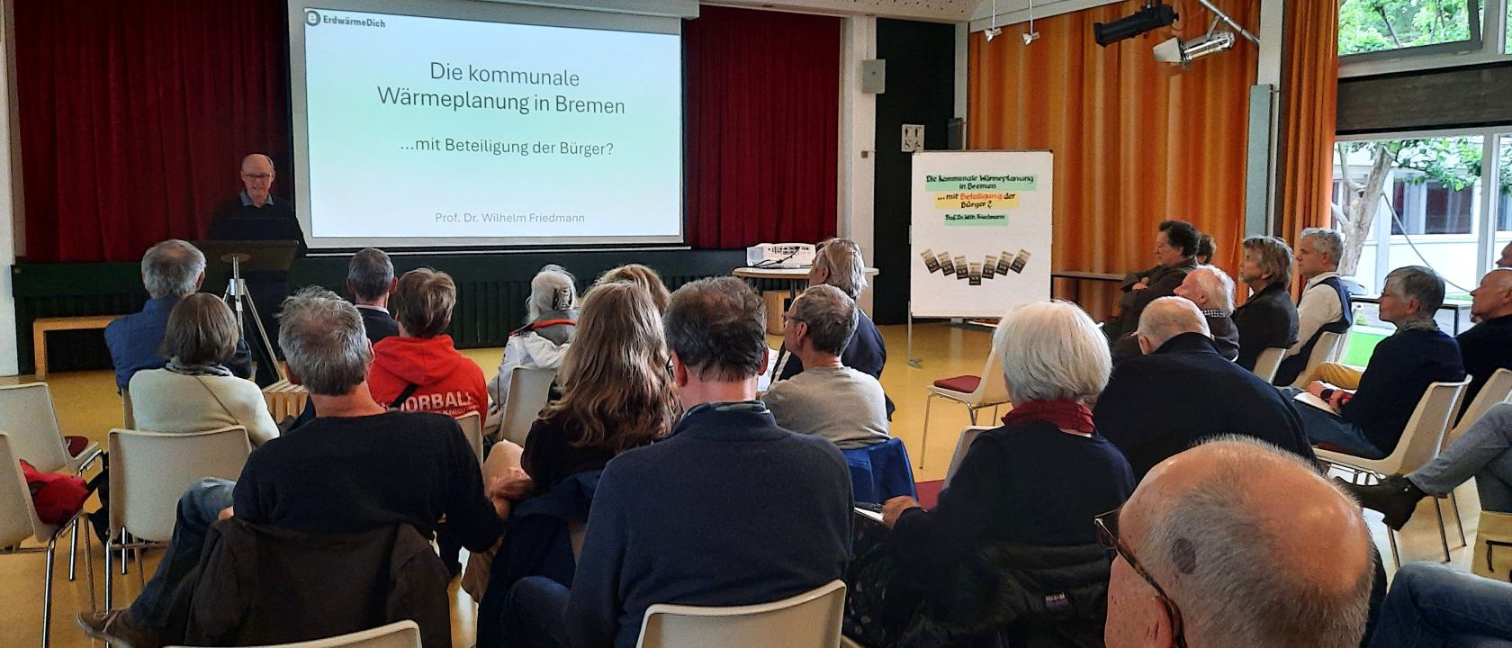 Vortragsreihe "Runter vom Gas" - Vortrag von Will Friedmann am 25.05.2025. Foto ErdwärmeDich: Andreas Kisters