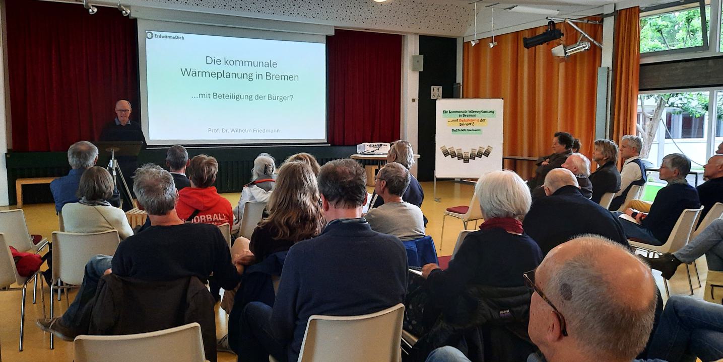 Vortragsreihe "Runter vom Gas" - Vortrag von Will Friedmann am 25.05.2025. Foto ErdwärmeDich: Andreas Kisters