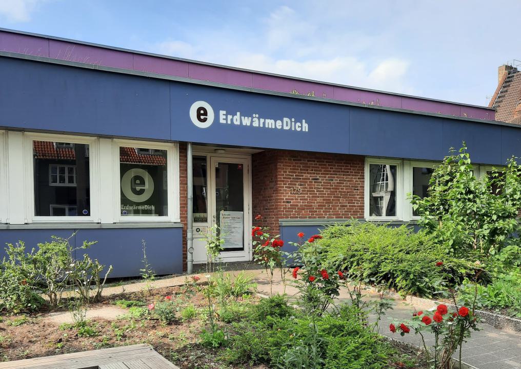 Eingang ErdwärmeDich-Büro Humboldtstr. 179