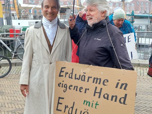 ErdwärmeDich-Sympathisant trifft Alexander von Humboldt